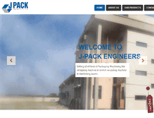 Tablet Screenshot of jpackengineers.com